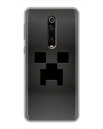 Чехол для Xiaomi Mi 9T Pro с картинкой «Черный крипер градиент»