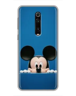 Чехол для Xiaomi Mi 9T Pro с картинкой «Микки выглядывает»