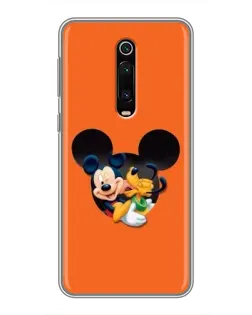 Чехол для Xiaomi Mi 9T Pro с картинкой «Сердце Микки Минни»