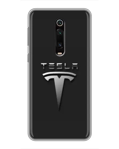 Чехол для Xiaomi Mi 9T Pro с картинкой «Стальной логотип Tesla» Чехол для Xiaomi Mi 9T Pro с картинкой «Стальной логотип Tesla»
