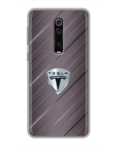 Чехол для Xiaomi Mi 9T Pro с картинкой «Металлическая текстура Tesla» Чехол для Xiaomi Mi 9T Pro с картинкой «Металлическая текстура Tesla»