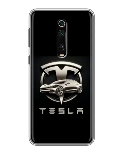 Чехол для Xiaomi Mi 9T Pro с картинкой «Tesla — серебристое авто» Чехол для Xiaomi Mi 9T Pro с картинкой «Tesla — серебристое авто»