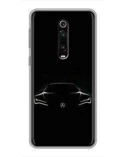 Чехол для Xiaomi Mi 9T Pro с картинкой «Mercedes — силуэт авто» Чехол для Xiaomi Mi 9T Pro с картинкой «Mercedes — силуэт авто»