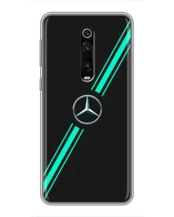 Чехол для Xiaomi Mi 9T Pro с картинкой «Спортивные линии Mercedes» Чехол для Xiaomi Mi 9T Pro с картинкой «Спортивные линии Mercedes»