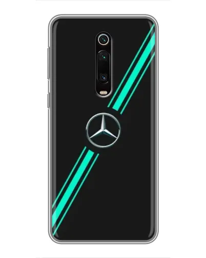 Чехол для Xiaomi Mi 9T Pro с картинкой «Спортивные линии Mercedes» Чехол для Xiaomi Mi 9T Pro с картинкой «Спортивные линии Mercedes»