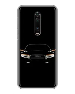 Чехол для Xiaomi Mi 9T Pro с картинкой «Audi — ночной контур»