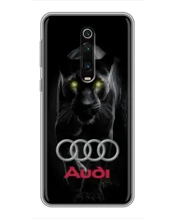 Чехол для Xiaomi Mi 9T Pro с картинкой «Пантера и Audi»
