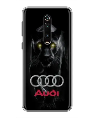 Чехол для Xiaomi Mi 9T Pro с картинкой «Пантера и Audi»