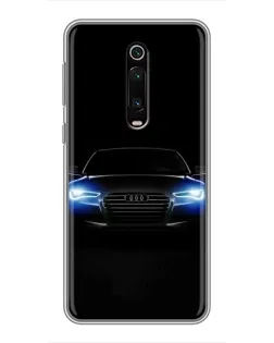 Чехол для Xiaomi Mi 9T Pro с картинкой «Audi в неоне»