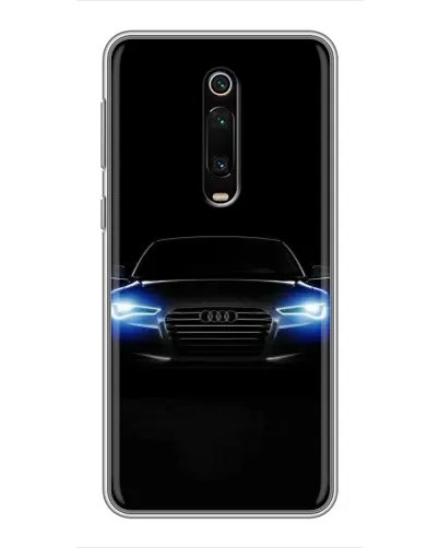 Чехол для Xiaomi Mi 9T Pro с картинкой «Audi в неоне»