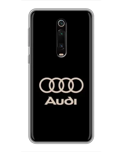 Чехол для Xiaomi Mi 9T Pro с картинкой «Audi — золотой логотип»