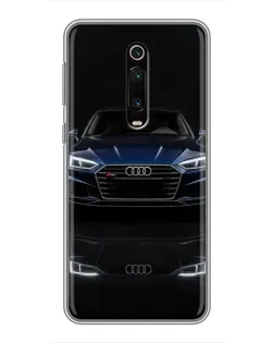 Чехол для Xiaomi Mi 9T Pro с картинкой «Audi — ночное отражение»