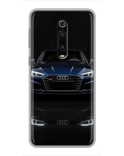 Чехол для Xiaomi Mi 9T Pro с картинкой «Audi — ночное отражение»