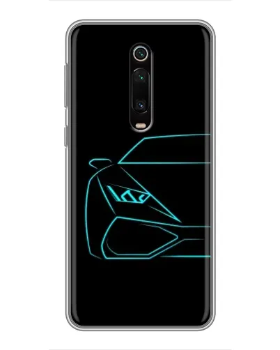 Чехол для Xiaomi Mi 9T Pro с картинкой «Голубой силуэт Lamborghini» Чехол для Xiaomi Mi 9T Pro с картинкой «Голубой силуэт Lamborghini»
