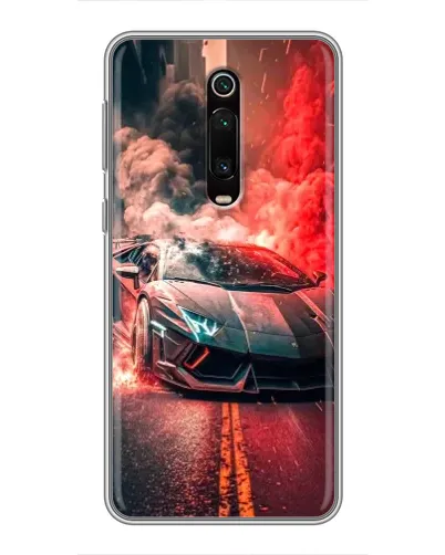 Чехол для Xiaomi Mi 9T Pro с картинкой «Lamborghini красный дым» Чехол для Xiaomi Mi 9T Pro с картинкой «Lamborghini красный дым»