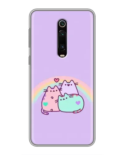 Чехол для Xiaomi Mi 9T Pro с картинкой «Радужные Пушины» Чехол для Xiaomi Mi 9T Pro с картинкой «Радужные Пушины»