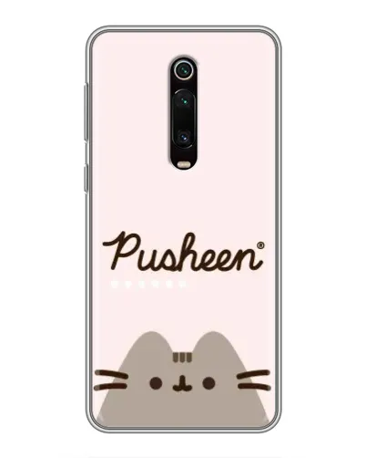 Чехол для Xiaomi Mi 9T Pro с картинкой «Pusheen логотип» Чехол для Xiaomi Mi 9T Pro с картинкой «Pusheen логотип»