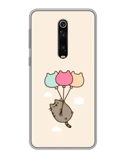 Чехол для Xiaomi Mi 9T Pro с картинкой «Пушин на шариках» Чехол для Xiaomi Mi 9T Pro с картинкой «Пушин на шариках»