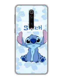 Чехол для Xiaomi Mi 9T Pro с картинкой «Stitch среди цветов»