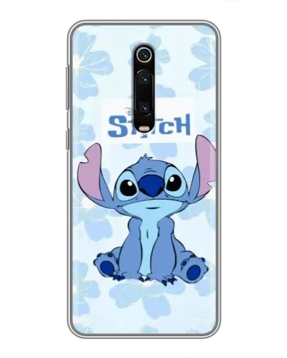 Чехол для Xiaomi Mi 9T Pro с картинкой «Stitch среди цветов»