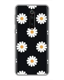 Чехол для Xiaomi Mi 9T Pro с картинкой «Ромашки на черном» Чехол для Xiaomi Mi 9T Pro с картинкой «Ромашки на черном»