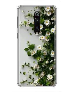Чехол для Xiaomi Mi 9T Pro с картинкой «Ветка мелких белых цветов» Чехол для Xiaomi Mi 9T Pro с картинкой «Ветка мелких белых цветов»