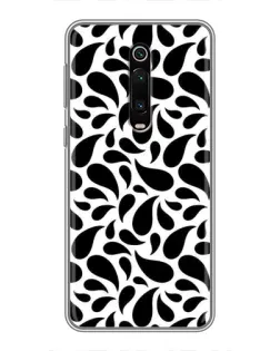 Чехол для Xiaomi Mi 9T Pro с картинкой «Контрастные черные капли»