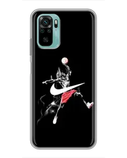 Чехол для Xiaomi Redmi Note 10 5G с картинкой «Jordan Jumpman»