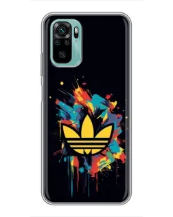 Чехол для Xiaomi Redmi Note 10 5G с картинкой «Adidas Splash»
