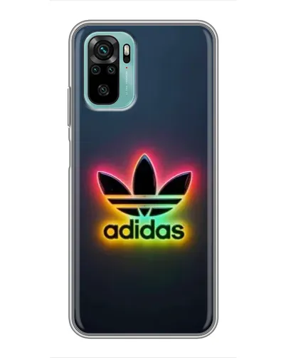 Чехол для Xiaomi Redmi Note 10 5G с картинкой «Неоновый Adidas» Чехол для Xiaomi Redmi Note 10 5G с картинкой «Неоновый Adidas»