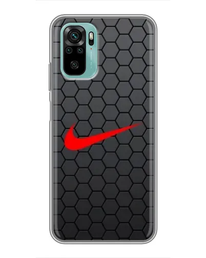 Чехол для Xiaomi Redmi Note 10 5G с картинкой «Nike — карбоновая сетка» Чехол для Xiaomi Redmi Note 10 5G с картинкой «Nike — карбоновая сетка»
