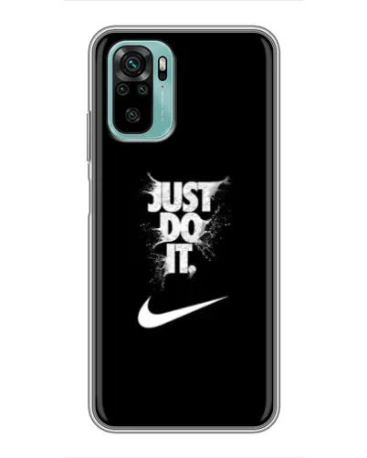 Чехол для Xiaomi Redmi Note 10 5G с картинкой «Текстовый принт Nike» Чехол для Xiaomi Redmi Note 10 5G с картинкой «Текстовый принт Nike»