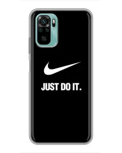 Чехол для Xiaomi Redmi Note 10 5G с картинкой «Классический принт Nike» Чехол для Xiaomi Redmi Note 10 5G с картинкой «Классический принт Nike»