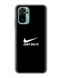 Чехол для Xiaomi Redmi Note 10 5G с картинкой «Минимализм от Nike» Чехол для Xiaomi Redmi Note 10 5G с картинкой «Минимализм от Nike»