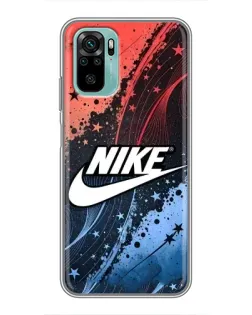 Чехол для Xiaomi Redmi Note 10 5G с картинкой «Градиентный принт Найк» Чехол для Xiaomi Redmi Note 10 5G с картинкой «Градиентный принт Найк»