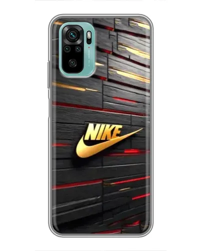 Чехол для Xiaomi Redmi Note 10 5G с картинкой «Золотой Nike на металле» Чехол для Xiaomi Redmi Note 10 5G с картинкой «Золотой Nike на металле»