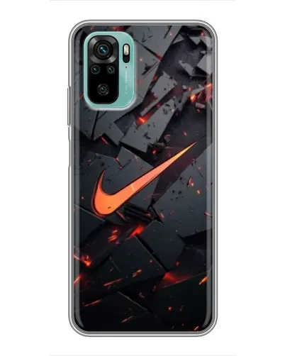 Чехол для Xiaomi Redmi Note 10 5G с картинкой «Nike — эффект разломов» Чехол для Xiaomi Redmi Note 10 5G с картинкой «Nike — эффект разломов»
