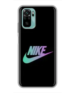 Чехол для Xiaomi Redmi Note 10 5G с картинкой «Nike — городская ночь» Чехол для Xiaomi Redmi Note 10 5G с картинкой «Nike — городская ночь»