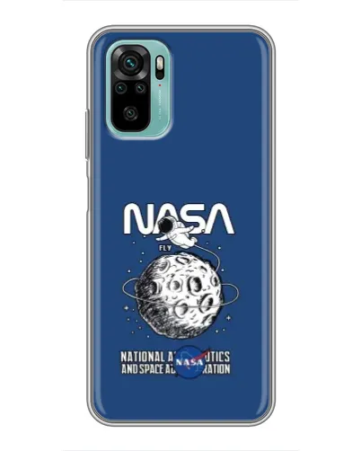 Чехол для Xiaomi Redmi Note 10 5G с картинкой «NASA — лунная миссия» Чехол для Xiaomi Redmi Note 10 5G с картинкой «NASA — лунная миссия»