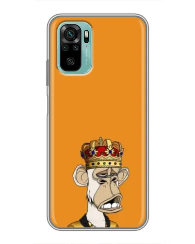 Чехол для Xiaomi Redmi Note 10 5G с картинкой «Золотая обезьяна Bored Ape»