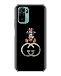 Чохол для Xiaomi Redmi Note 10 5G з картинкою «Мінні Маус на лого» Чохол для Xiaomi Redmi Note 10 5G з картинкою «Мінні Маус на лого»