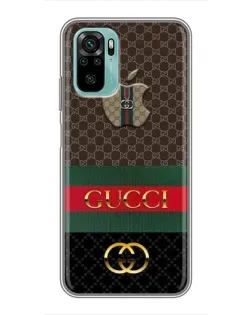 Чохол для Xiaomi Redmi Note 10 5G з картинкою «Gucci — брендований десерт» Чохол для Xiaomi Redmi Note 10 5G з картинкою «Gucci — брендований десерт»