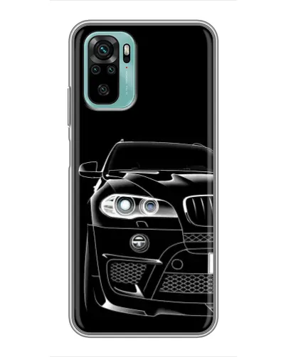 Чехол для Xiaomi Redmi Note 10 5G с картинкой «Темный силуэт BMW» Чехол для Xiaomi Redmi Note 10 5G с картинкой «Темный силуэт BMW»