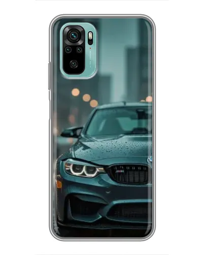 Чехол для Xiaomi Redmi Note 10 5G с картинкой «BMW в огнях города» Чехол для Xiaomi Redmi Note 10 5G с картинкой «BMW в огнях города»