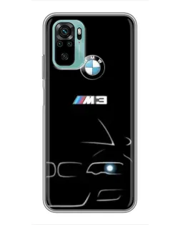 Чохол для Xiaomi Redmi Note 10 5G з картинкою «Мінімалістичний принт BMW M3»