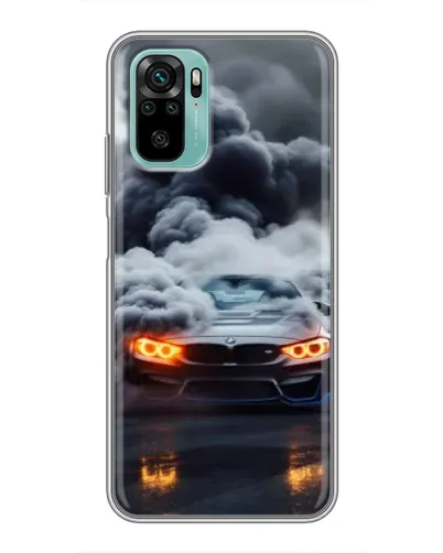 Чехол для Xiaomi Redmi Note 10 5G с картинкой «BMW в дыму» Чехол для Xiaomi Redmi Note 10 5G с картинкой «BMW в дыму»