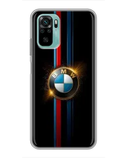 Чохол для Xiaomi Redmi Note 10 5G з картинкою «BMW M-Power неон»