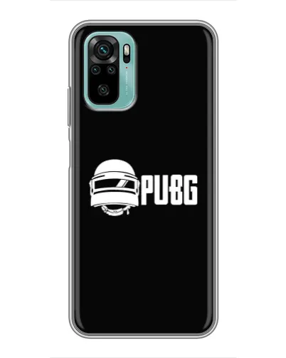 Чехол для Xiaomi Redmi Note 10 5G с картинкой «PUBG — классический лого»
