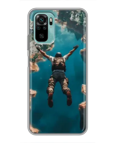 Чехол для Xiaomi Redmi Note 10 5G с картинкой «PUBG — свободное падение»