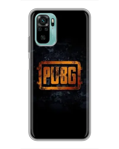 Чехол для Xiaomi Redmi Note 10 5G с картинкой «PUBG — золотой логотип»